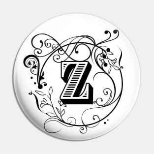 Letter Z Pin