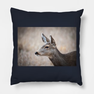 Watchful Doe Pillow