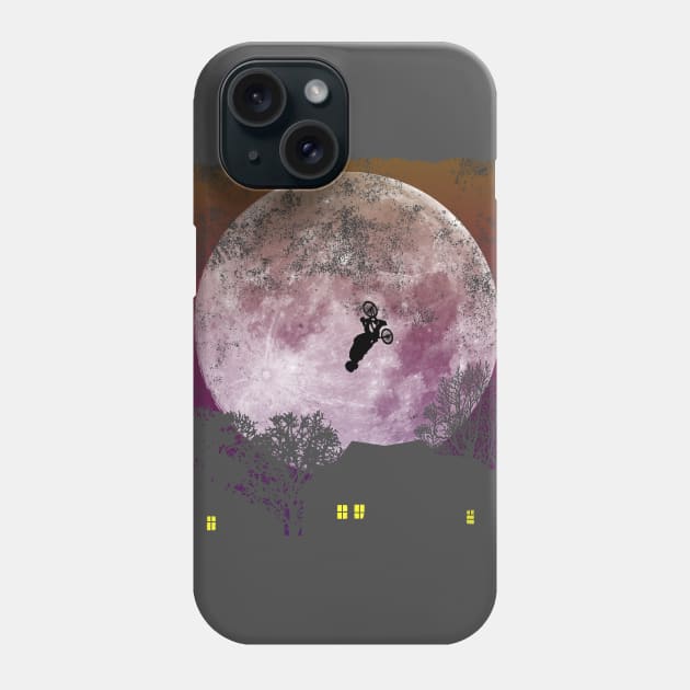 BMX Freestyle - Killing Moon Phone Case by MerlinArt