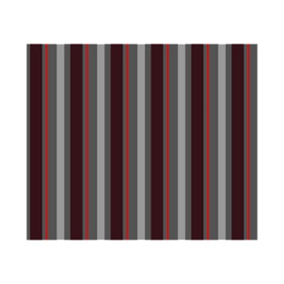 Red and Grey Stripe Pattern T-Shirt