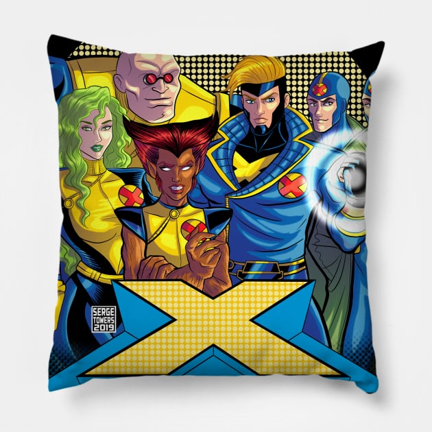 90s X-Factor Pillow by sergetowers80