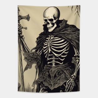 Skeleton Warrior Tapestry