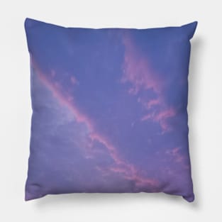 Pink Winter Sky Pillow