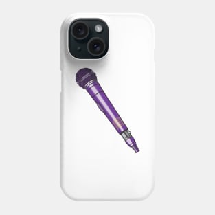 Microphone (Purple Haze Colorway) Analog / Music Phone Case