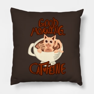 Good Morning Cat•Feine V15 Pillow