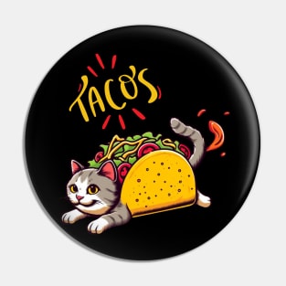 Taco Cat Pin