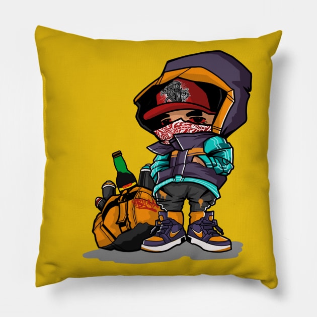 Graffity kid Pillow by Blunts