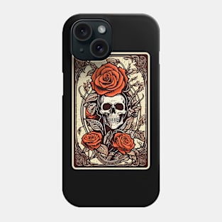 Rose Tarot Card Reader Astrology Occult Phone Case