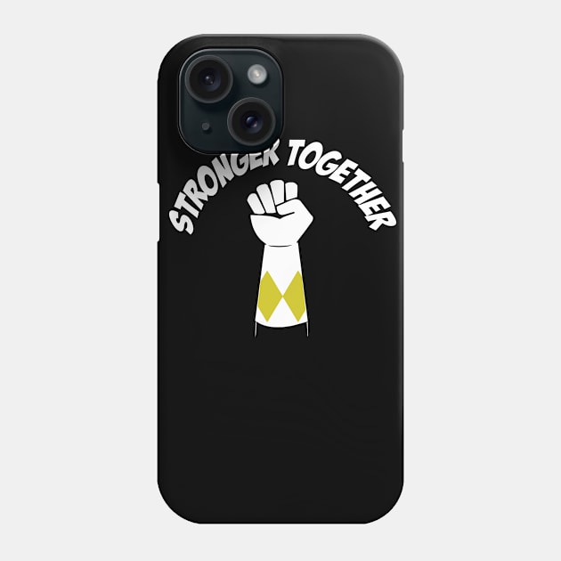 Yellow Power Stronger Together Phone Case by gimmiethat