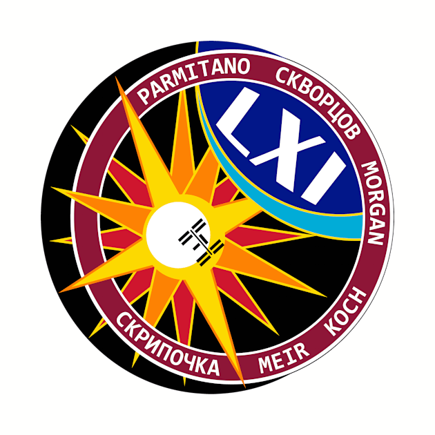 Expedition 61 Mission Patch by Spacestuffplus