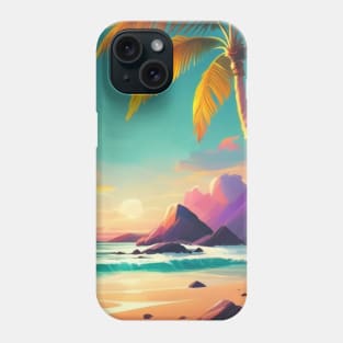 Beach, Tropical ocean Phone Case