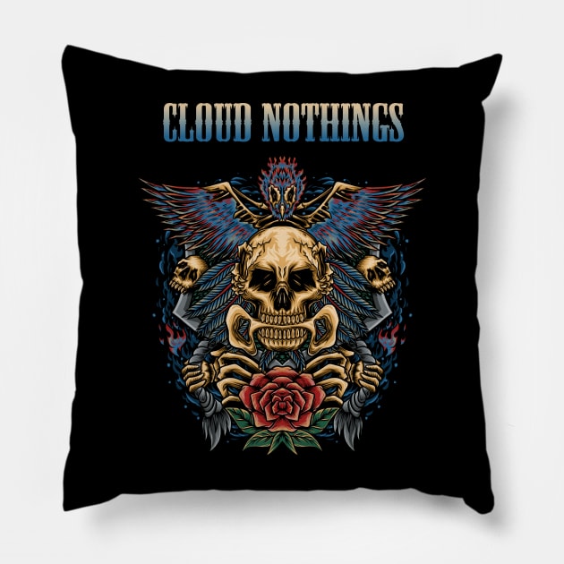 CLOUD NOTHINGS BAND Pillow by MrtimDraws