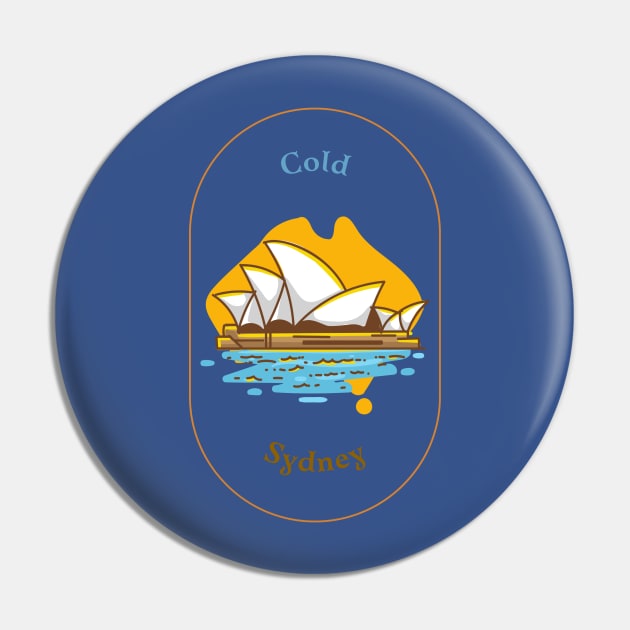 Cold Australia Pin by soubamagic