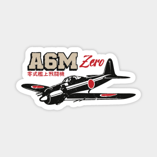 A6M Zero | World War 2 Japanese Plane Vintage Magnet