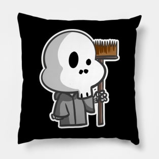 Grim Sweeper Pillow