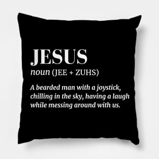 Definition of Jesus Meme Pillow