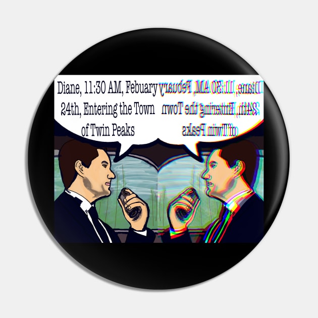 Agent Cooper Feb 24th 1130 AM Pin by TL Bugg