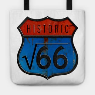 Historic Square Root of 66 Route Tote