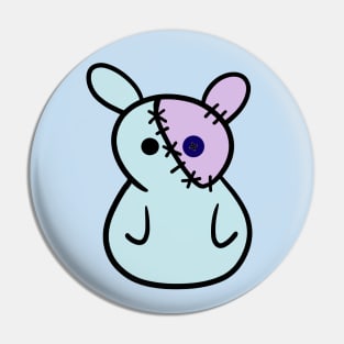 Misfit Bunny Doll Pin