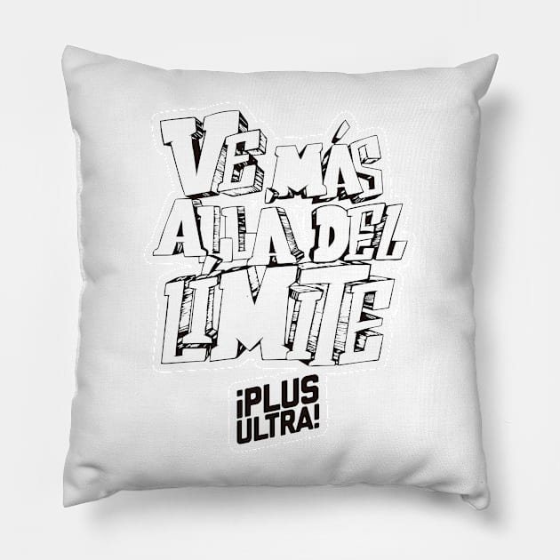 Go beyond the limit Pillow by CERO9