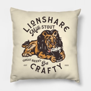 Lionshare Milk Stout: Get Crafty Pillow