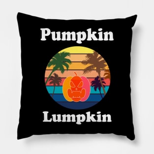 vintage halloween pumpkin Lumpkin Pillow