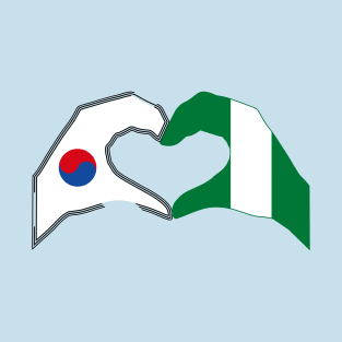 We Heart Korea & Nigeria Patriot Flag Series T-Shirt