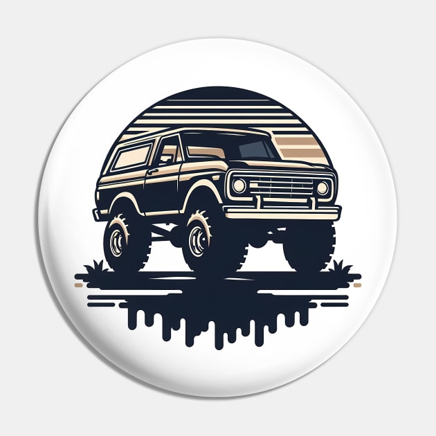 Ford Bronco Pin by TaevasDesign