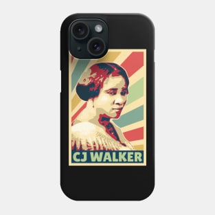 Madam CJ Walker Vintage Colors Phone Case