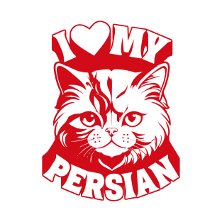 I Love My Persian Cat T-Shirt