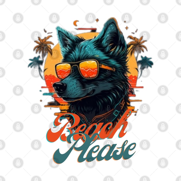 Dog with sunglass by Teeshop