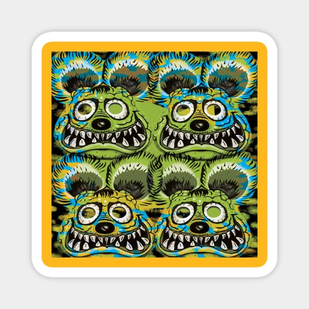 Ratfink Warhol Magnet by *Ajavu*