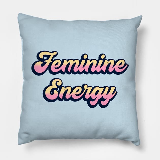 Feminine Energy Pillow by Football from the Left