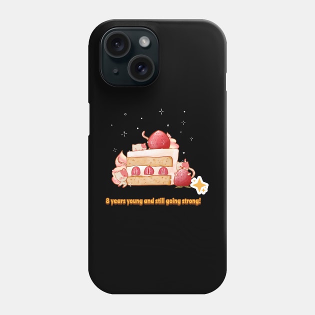 8 years young and still going strong Phone Case by EndStrong