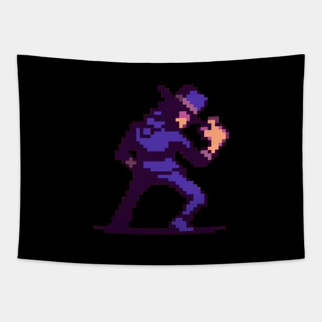 Rob lucci 8bit Tapestry by Kopi Aiko Art