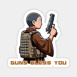 Gun Bless You Magnet