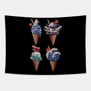 Japanese Ice Creams Tapestry