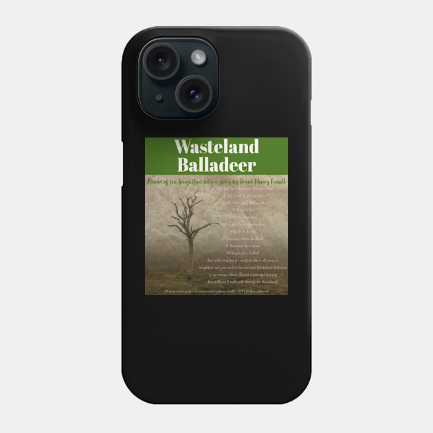 Wasteland Balladeer Album cover Phone Case by Fussell Films