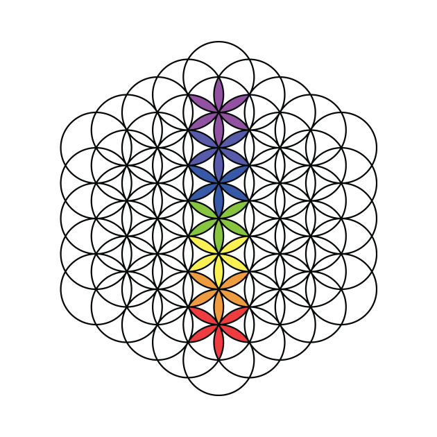 Flower Of Life Chakra System by Starseed