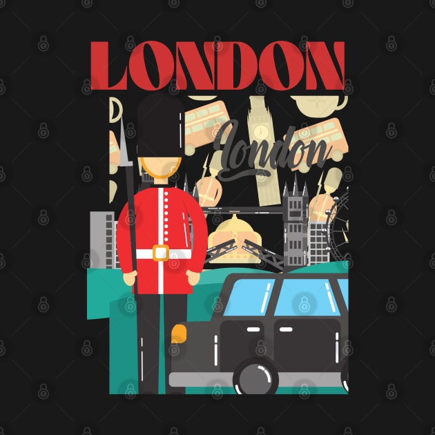 I Love London UK Travel more Wanderlust love Explore the city travel London souvenir by BoogieCreates