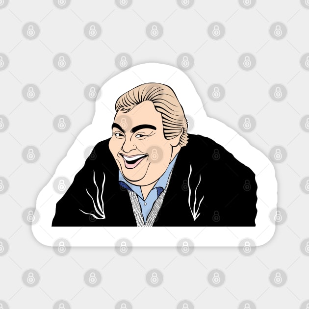 COMEDIAN JOHN CANDY FAN ART!! Magnet by cartoonistguy