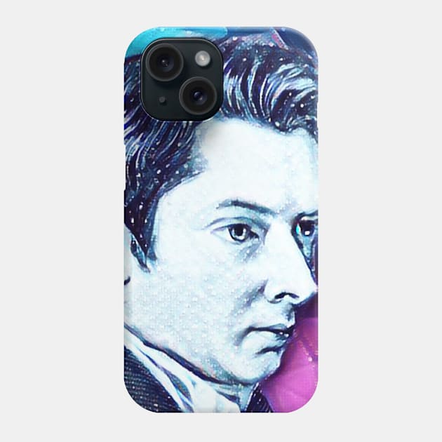 William Hazlitt Snowy Portrait | William Hazlitt Artwork 13 Phone Case by JustLit