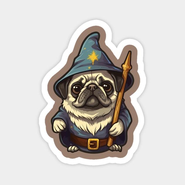 Pug says You Shall Not Pass Magnet by Brilliant Tee Shop