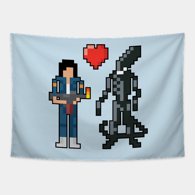 Ripley + Alien Tapestry by Silurostudio