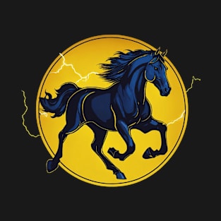 Dark Running Horse T-Shirt