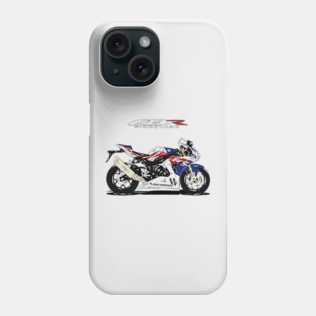 CBR1000RR-R Fireblade SP Phone Case by Hilmay