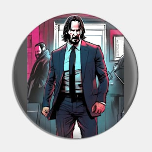 John Wick Comic book style_012 Pin