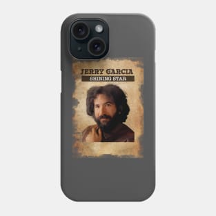 vintage Old Paper 80s Style Jerry Garcia Phone Case