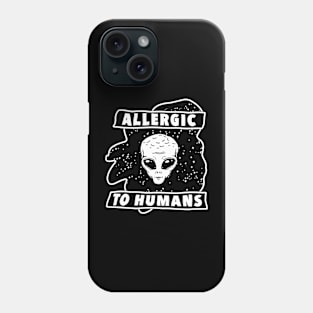 Allergic to humans Phone Case