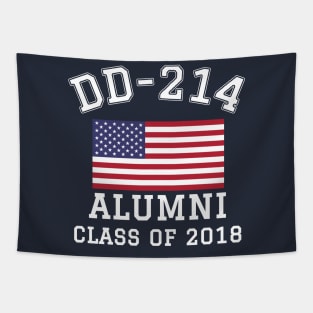 Patriotic DD-214 Alumni Class of 2018 Tapestry